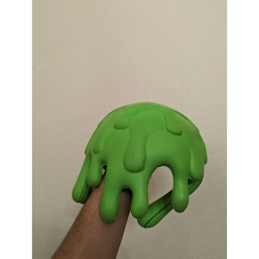 3D Nickelodeon Slime Hat Helmet Slimehead Foam Green 2022 Christmas‎ NFL LA Rams